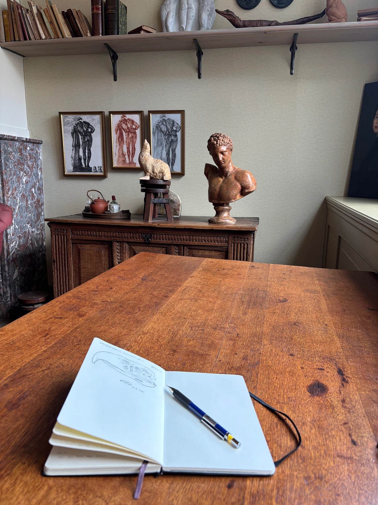 Doen alsof, sorry, dichterbij kom ik niet.