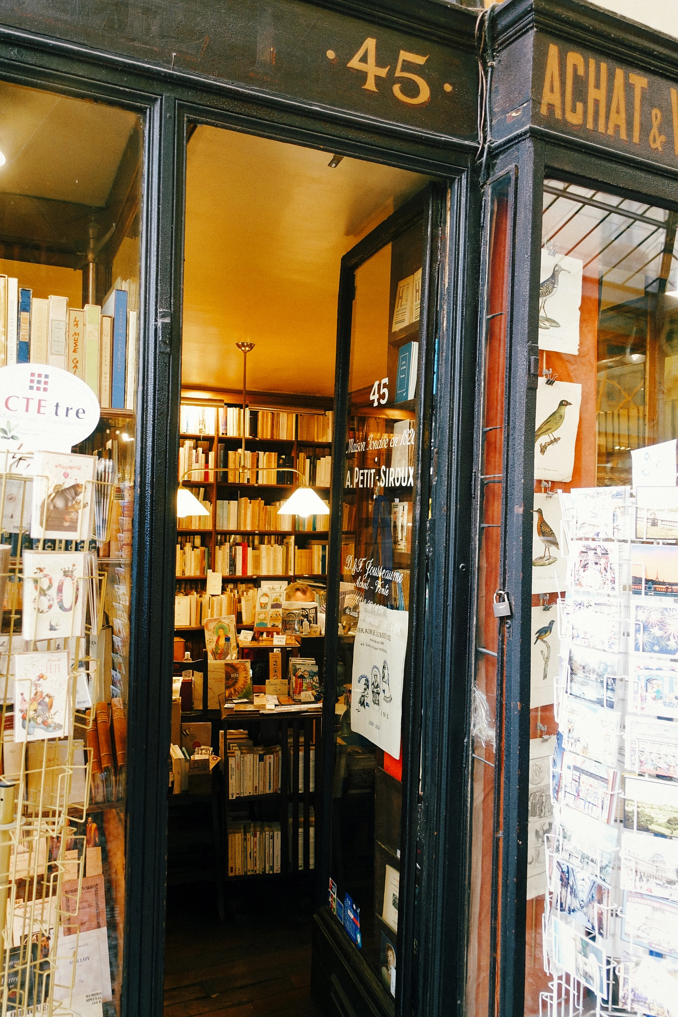 Bookshops of Paris, met bakken vol prints. Eigen foto's.